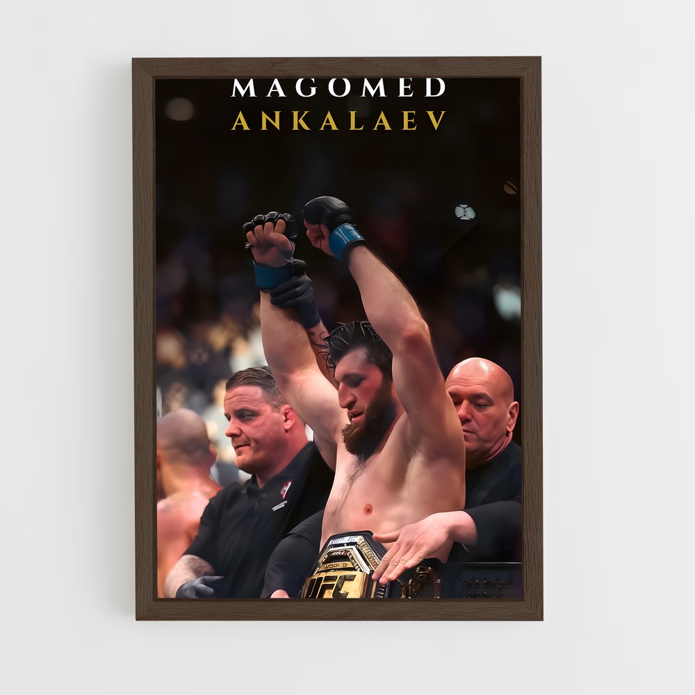 Poster Champion Inflexible – affiche MMA (vue 5)